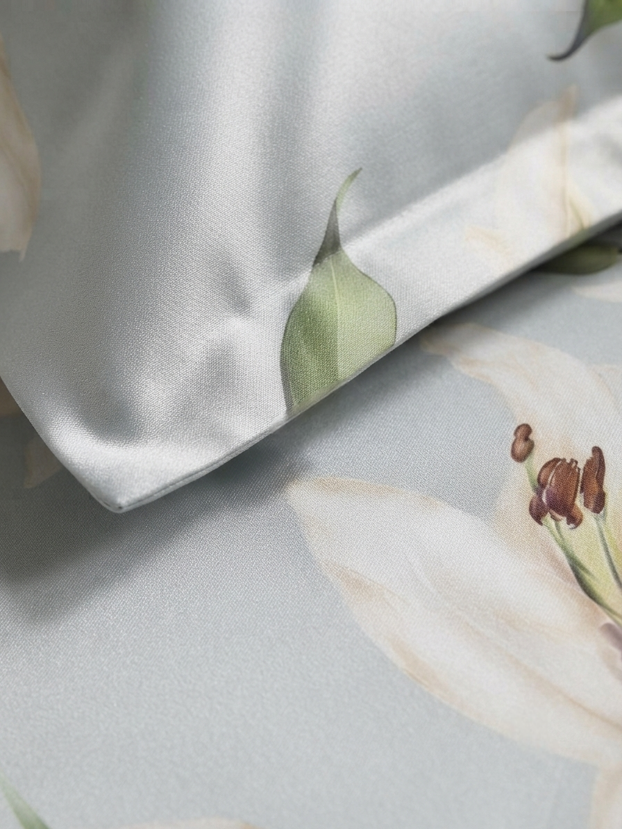 Posteljina saten Lilium