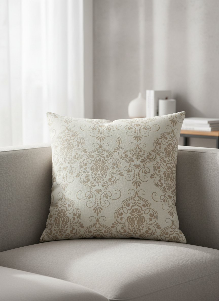 Damask Pillow - Lifestyle Shot