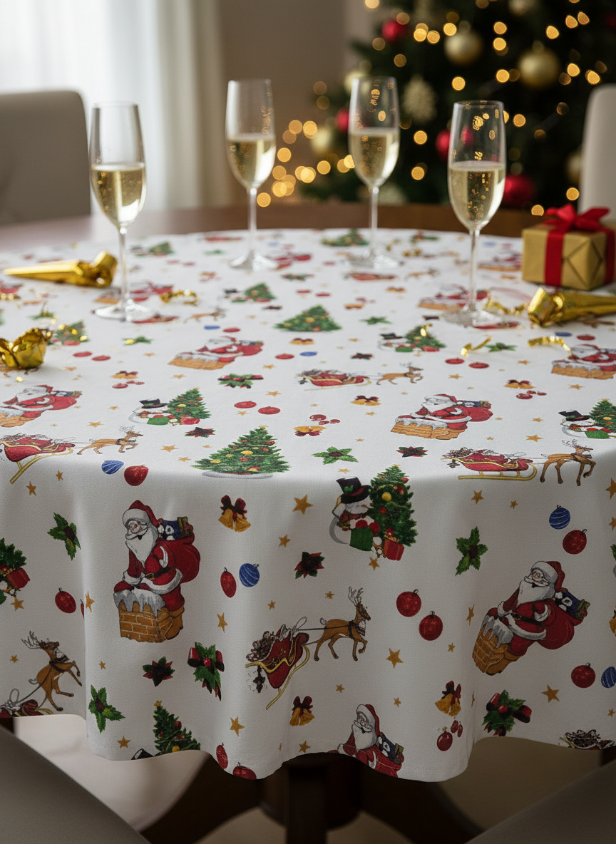 Enhanced Lighting Tablecloth Image