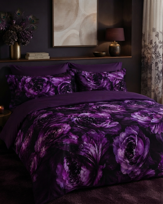 Posteljina saten Violet