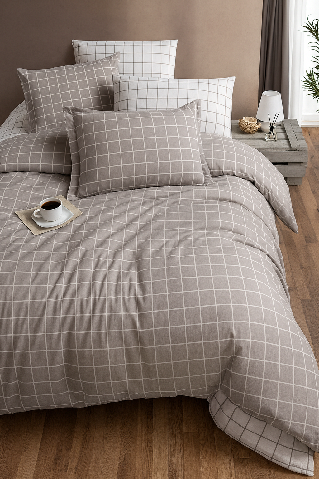 Posteljina ranforce Oslo Taupe