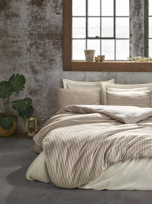 CottonBox Posteljina bamboo za 2 osobe Vizon